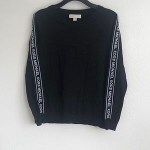 Logo Tape Stretch-Viscose Sweater